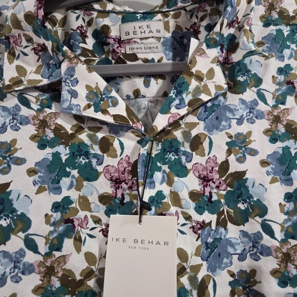Men's Ike Behar flower shirt - Picture 2 of 12